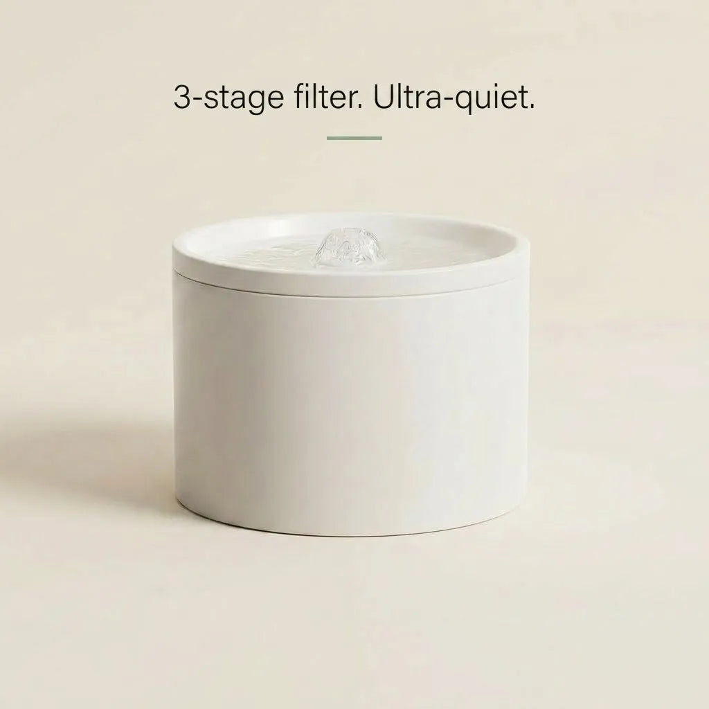 3-stage filter, ultra-quiet