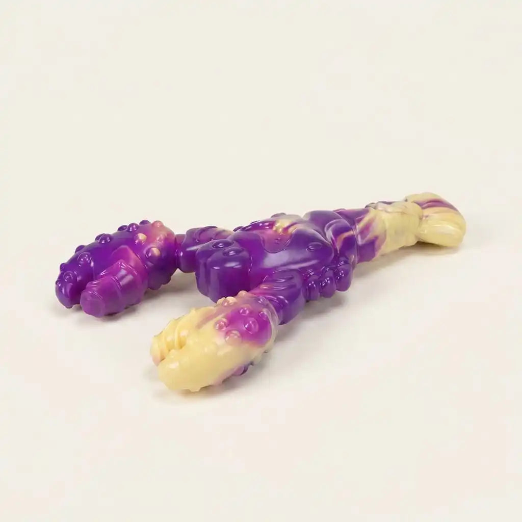 Purple lobster nylon dog chew toy