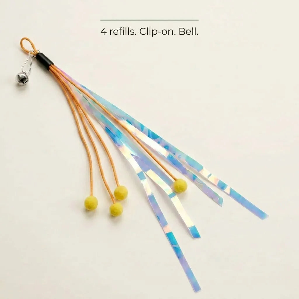4 refills, clip-on, bell