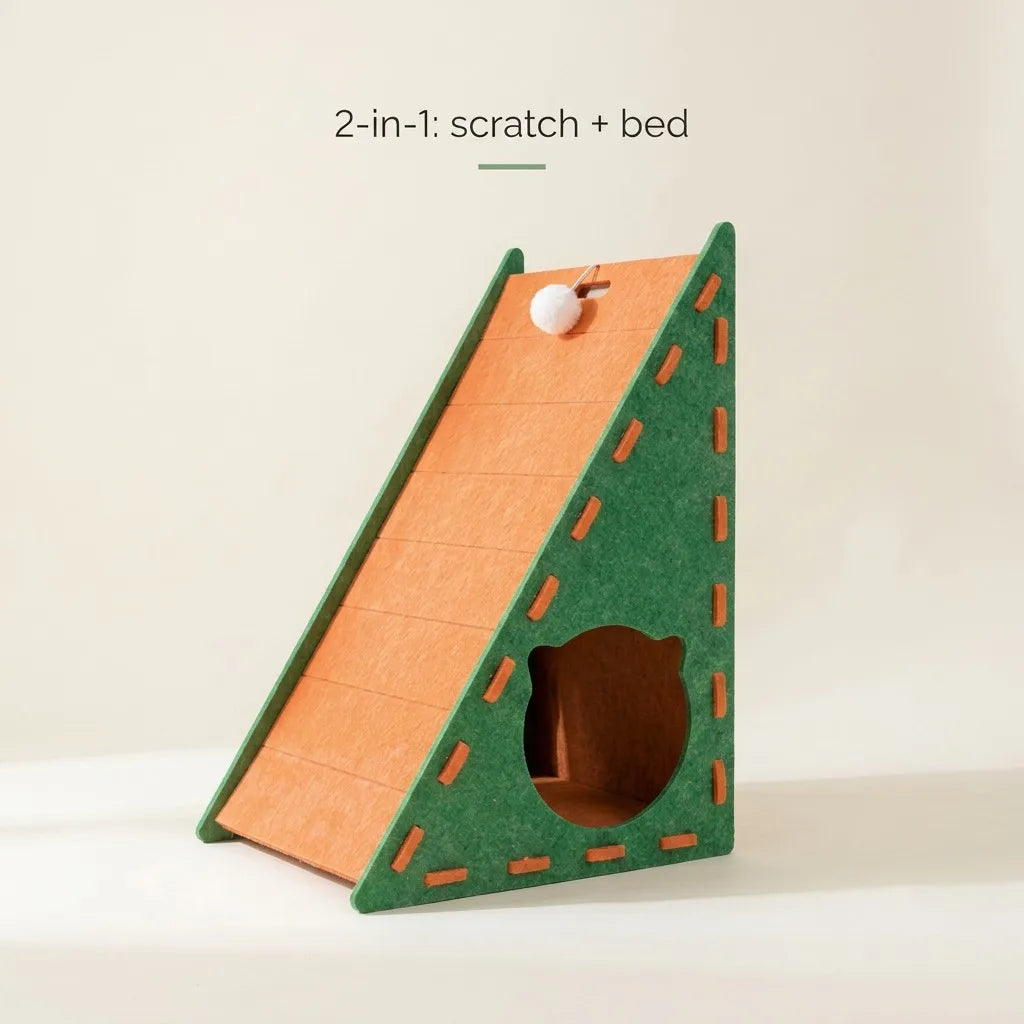 2-in-1 scratch plus bed